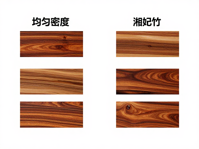 海南黄花梨与湘妃竹对比,均匀密度木材鉴别指南