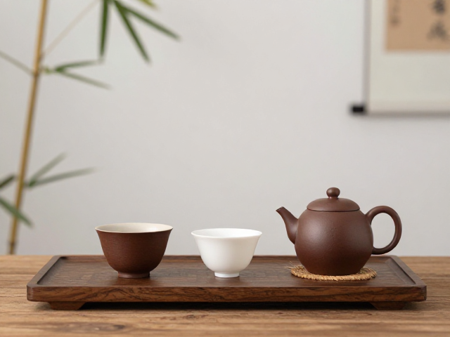 小叶桢楠配苦竹,樟木香中品高定茶器美学