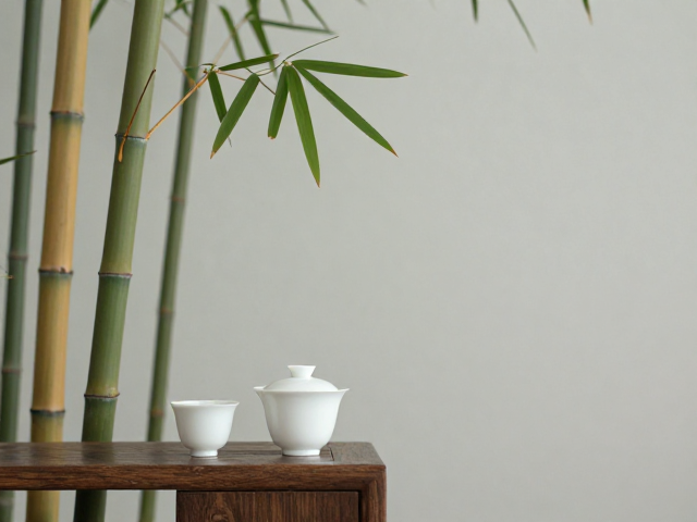 小叶桢楠配苦竹,樟木香中品高定茶器美学