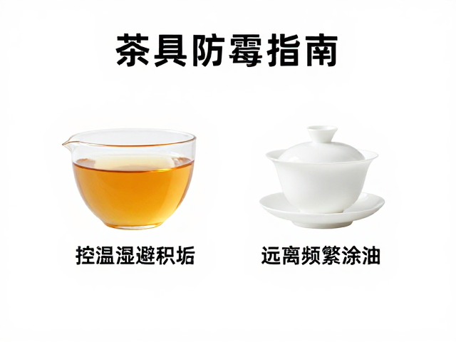 茶具防霉指南,控温湿避积垢,远离频繁涂油