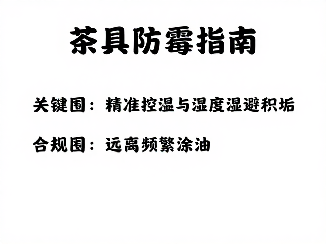 茶具防霉指南,控温湿避积垢,远离频繁涂油