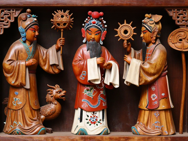 福建木雕里的瑞兽祥禽与戏曲人物,非遗工艺里的吉祥寓意解读