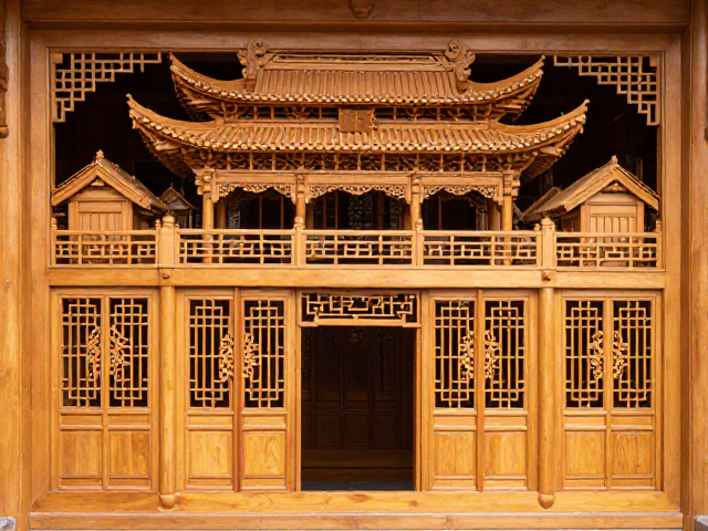 乐清黄杨木雕看镂空通透度,传承传统建筑装饰美学