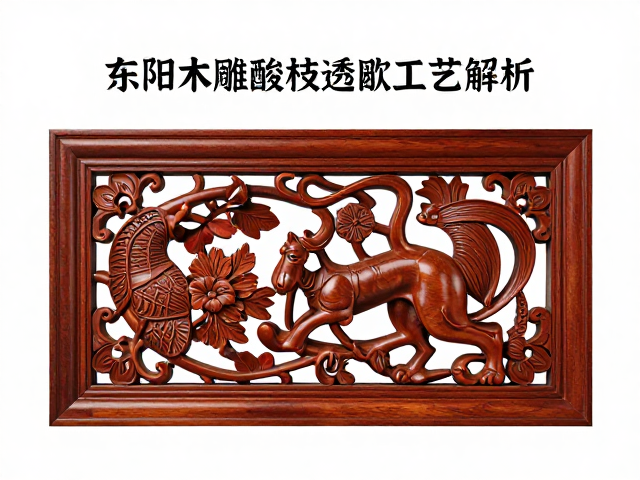 东阳木雕酸枝木透雕工艺解析，鉴赏与选购指南