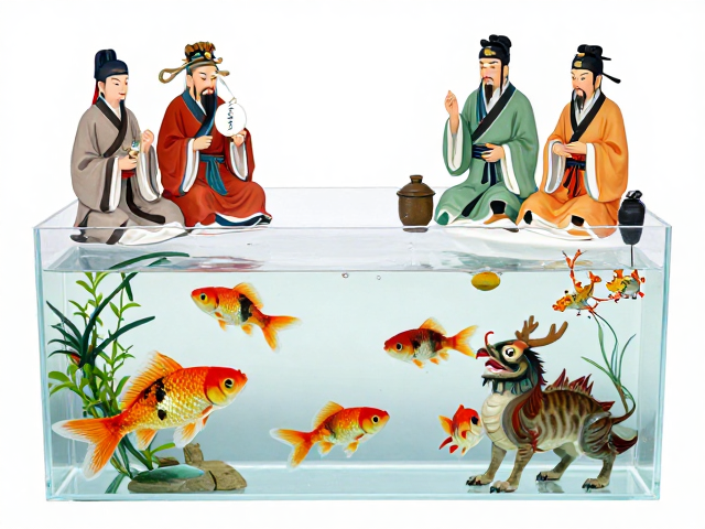 虫鱼水族八仙过海瑞兽题材,揭秘传统文化中的吉祥寓意与风水奥秘