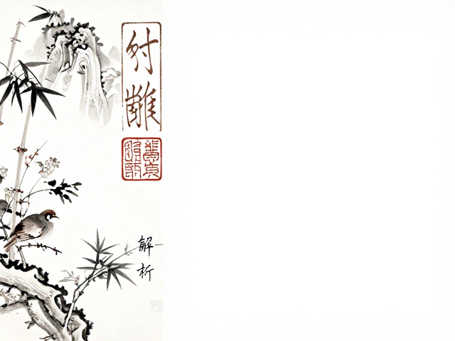 山水竹雕款识鉴赏,花鸟题材的古韵与艺术价值解析