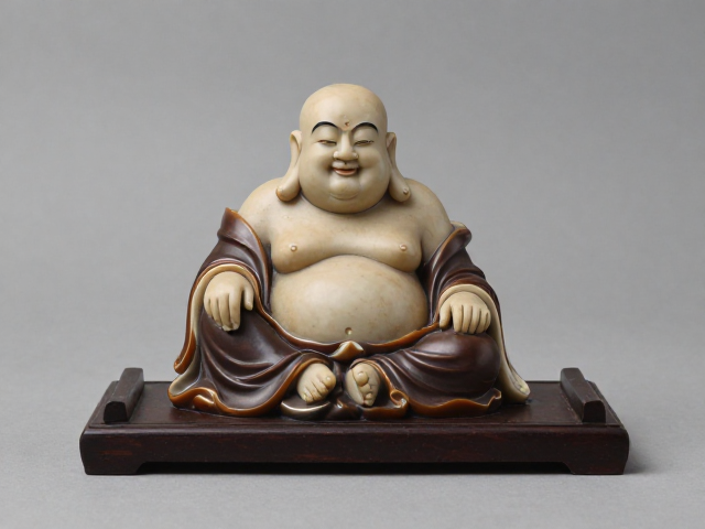 笔搁上的弥勒佛,历史典故里的文房雅趣与寓意