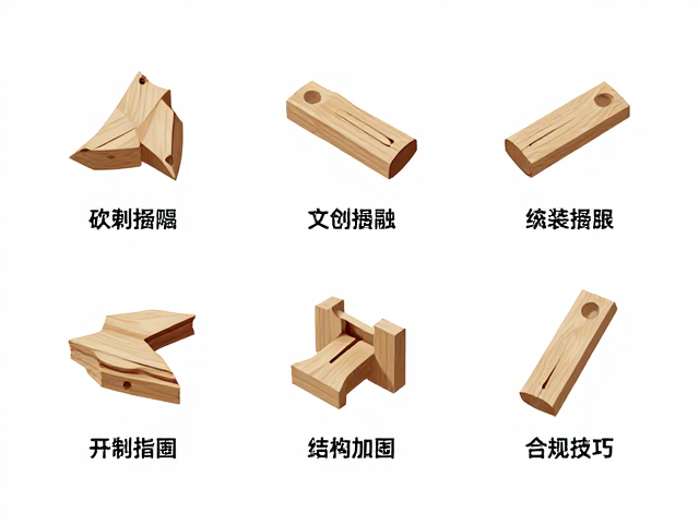 砍削出形与撬削技巧，文创工艺品生产全流程解析