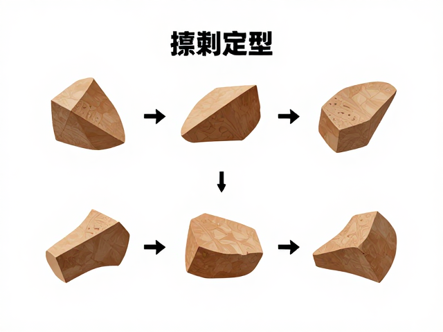 砍削出形与撬削技巧，文创工艺品生产全流程解析
