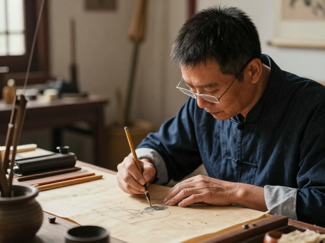 师徒授艺传承匠心,揭秘文房清供背后的匠人故事与非遗坚守