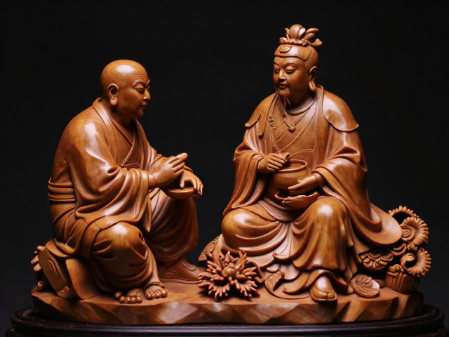 黄杨木雕名家赏析,流派特征鲜明,尽显精巧圆润之美