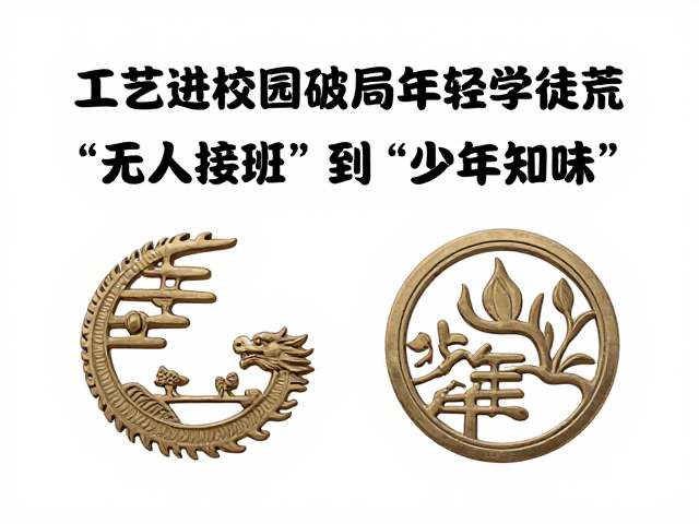 工艺进校园破局年轻学徒荒,圆雕技艺传承新路径