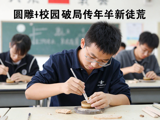 工艺进校园破局年轻学徒荒,圆雕技艺传承新路径
