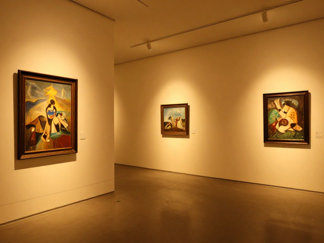 非遗展陈设计,暖色洗墙灯如何烘托艺术展览作品的沉浸氛围?