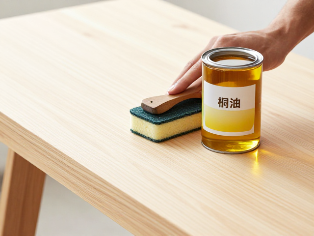 桐油与罐装木蜡油怎么选?搭配海绵砂块打磨,家具翻新更光亮