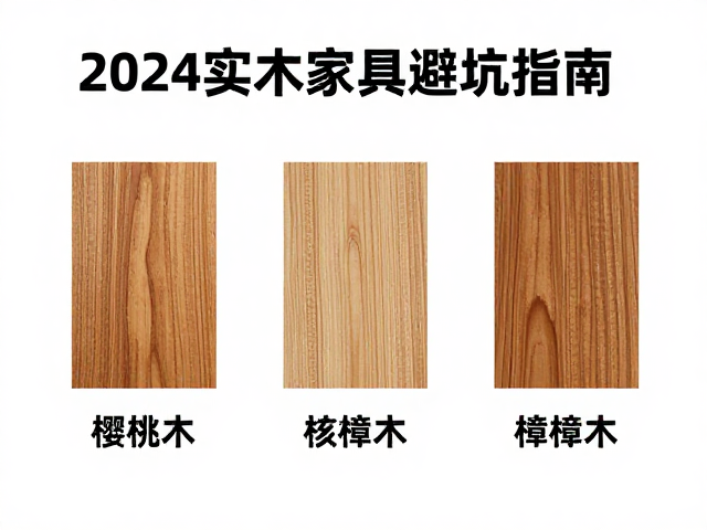 樱桃木、软木、樟木怎么选?2024实木家具避坑指南
