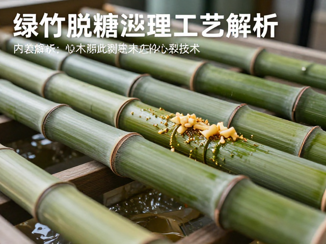 绿竹脱糖处理工艺解析,竹木雕刻防裂保色关键技术