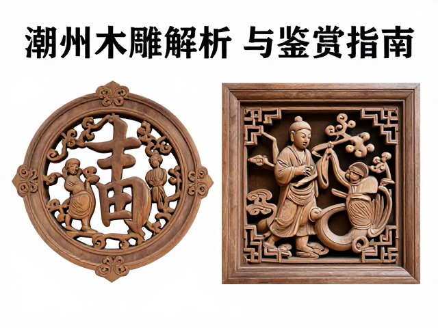 潮州木雕与徽州木雕对比,圆雕技艺解析与鉴赏指南