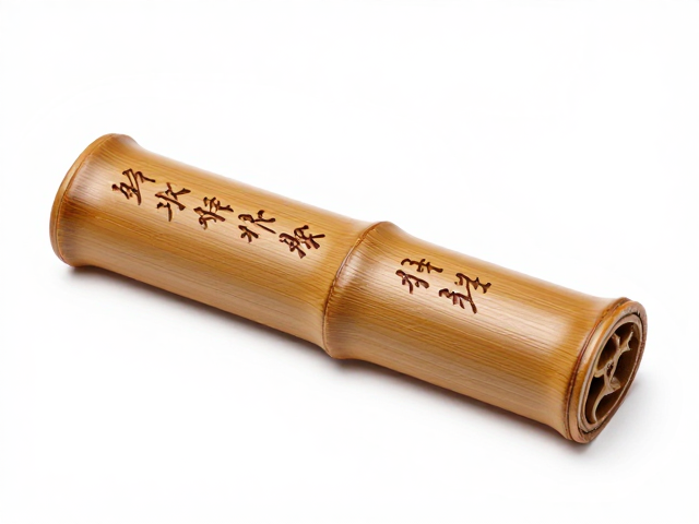 竹雕镇纸,书法诗文伴左右,器物造型端庄雅致