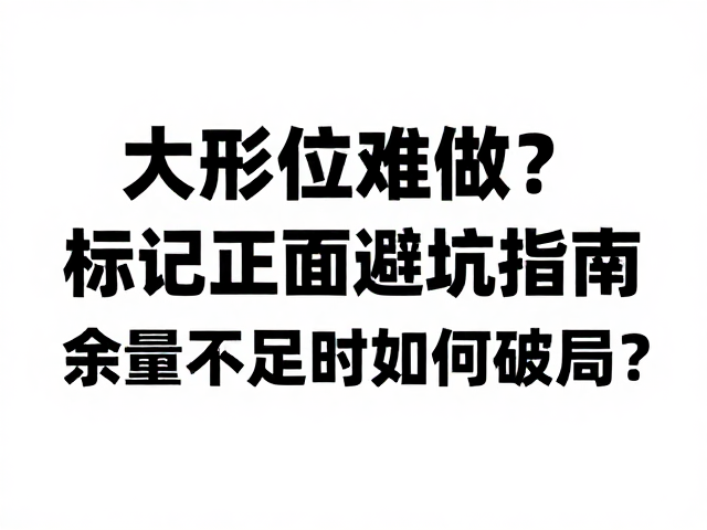 大形定位难做?标记正反面避坑指南,余量不足时如何破局?