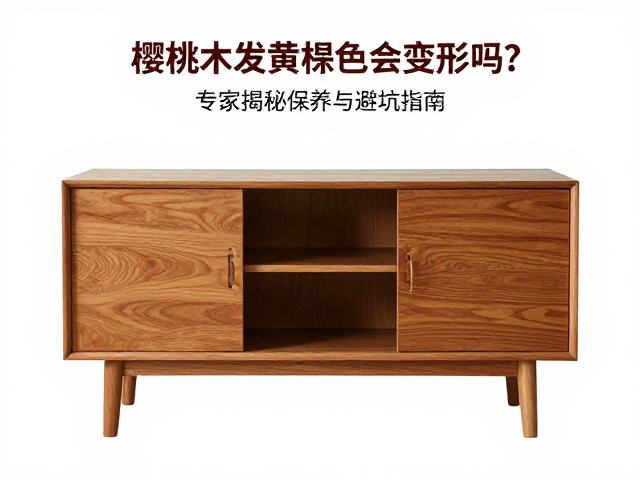 樱桃木家具发黄褐色会变形吗?专家揭秘保养与避坑指南