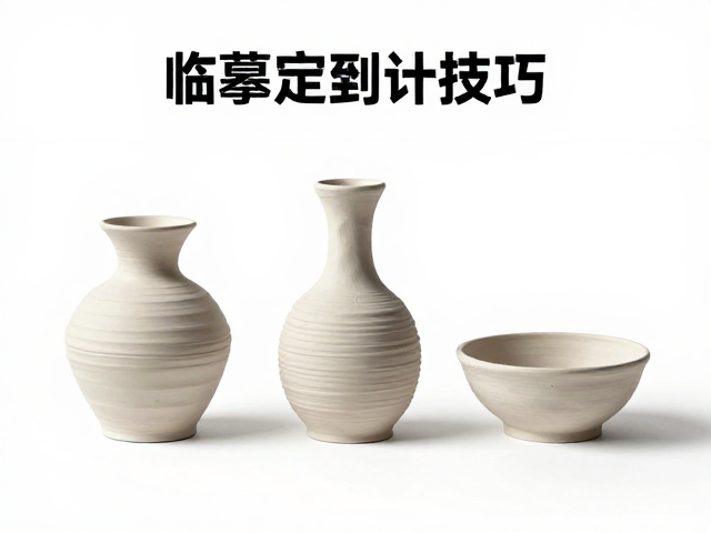粗坯定型技巧,临摹简单摆件,按坯料大小计价详解