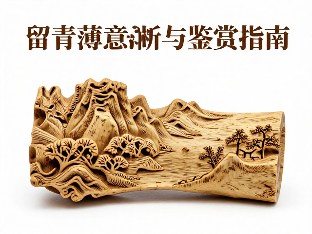 留青薄意竹根雕,山水皴纹技法解析与鉴赏指南
