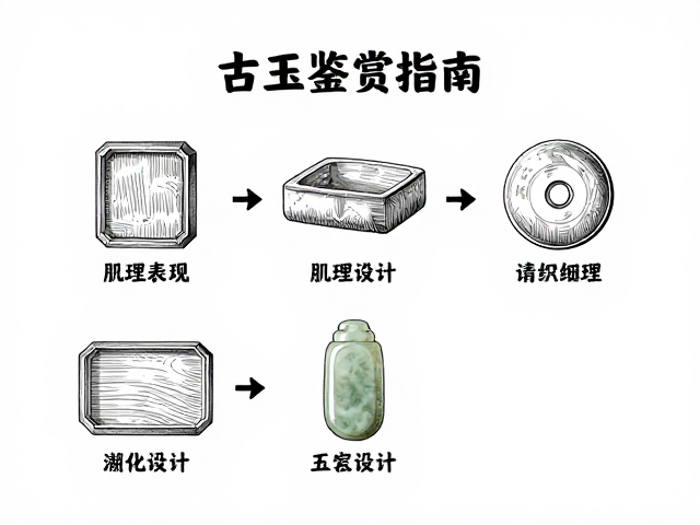 文房器物肌理表现,阴线细刻技法解析与古玉鉴赏指南