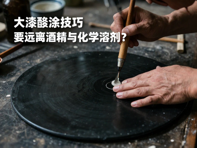大漆髹涂技巧,生漆操作为何要远离酒精与化学溶剂?