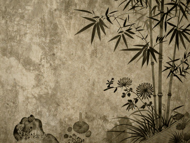 茶水做旧梅兰竹菊,古典园林小品如何营造岁月沉淀的高级感