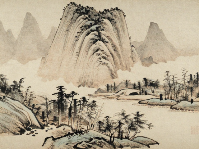 山水风景阴刻作品保存状态评估指南,如何辨别真伪与品相