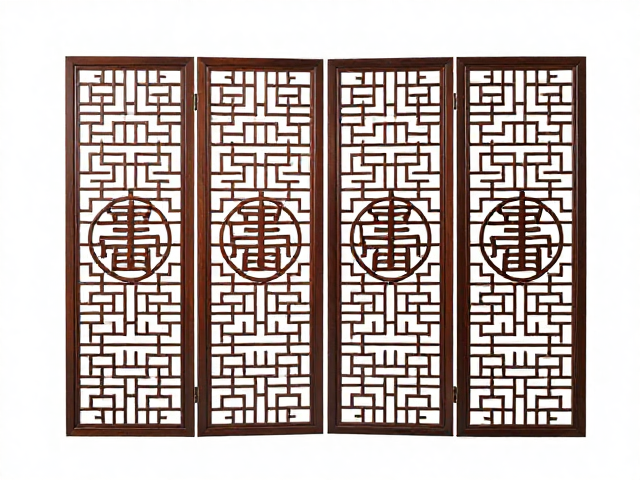 中式隔断搭配简约现代风,富贵长寿寓意深藏其中