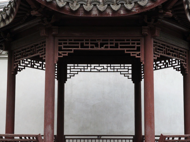 明清园林建筑装饰,亭台构件雕刻工艺与仿古建筑美学解析
