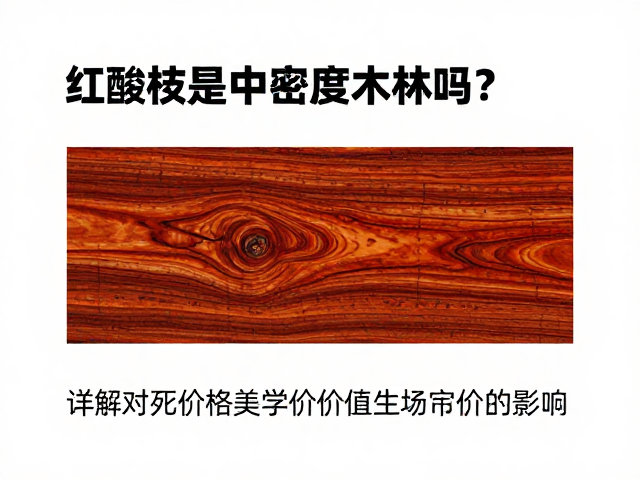 红酸枝是中密度木材吗?详解死节对红木密度与价值的影响