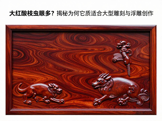 大红酸枝虫眼多?揭秘为何它最适合大型雕刻与浮雕创作