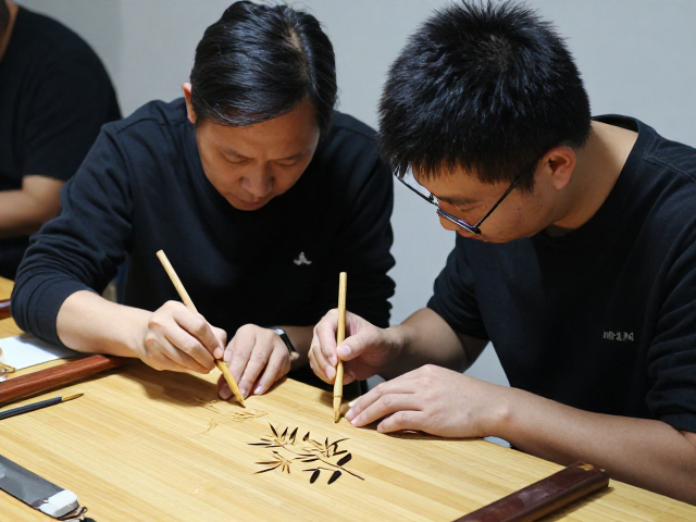 留青竹刻工坊体验,师徒传承研学,解锁非遗技艺之美