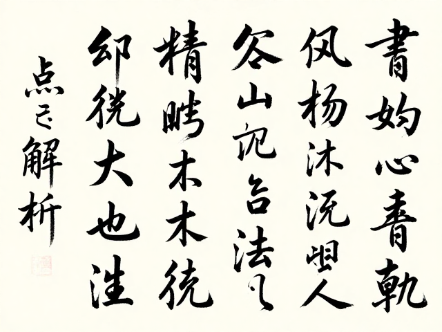 翻著帖笔法解析,诗文书法中的点刻刀法与气韵流转