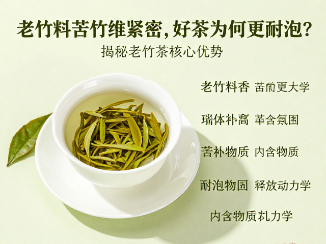 老竹料苦竹纤维紧密,好茶为何更耐泡?揭秘老竹茶核心优势