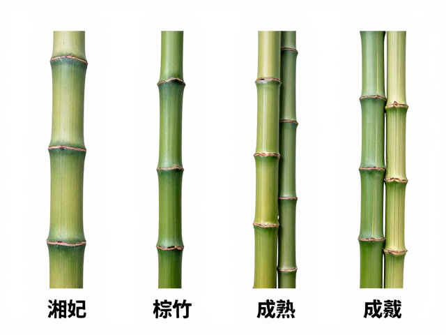 湘妃竹与棕竹区别,四至五年成熟竹选购指南