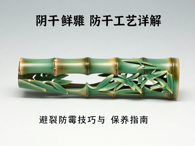 竹青竹雕摆件阴干工艺详解，避裂防霉技巧与保养指南
