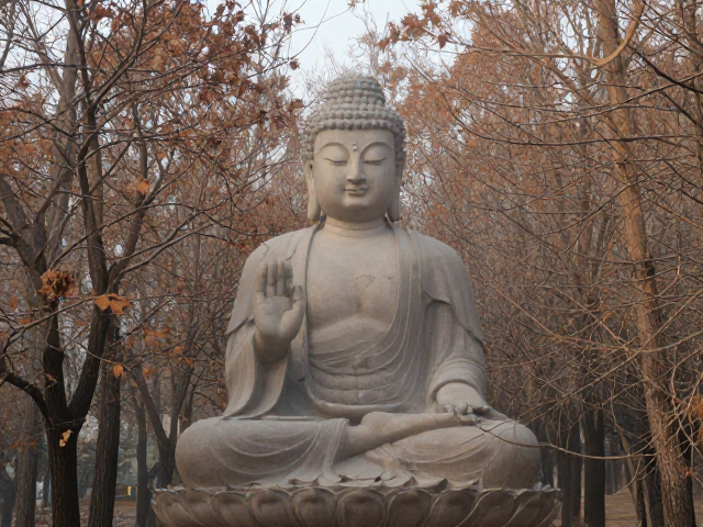 禅意空灵,佛教题材中虚实相生的自然之美