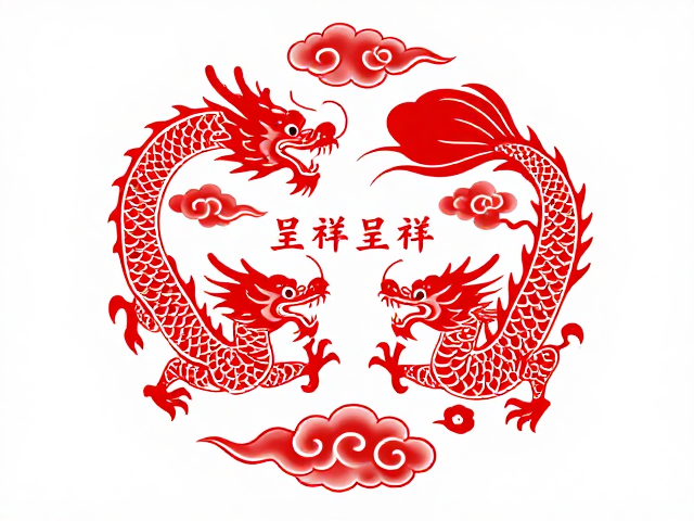 龙凤呈祥云纹,道教题材背后的吉祥寓意与文化解读