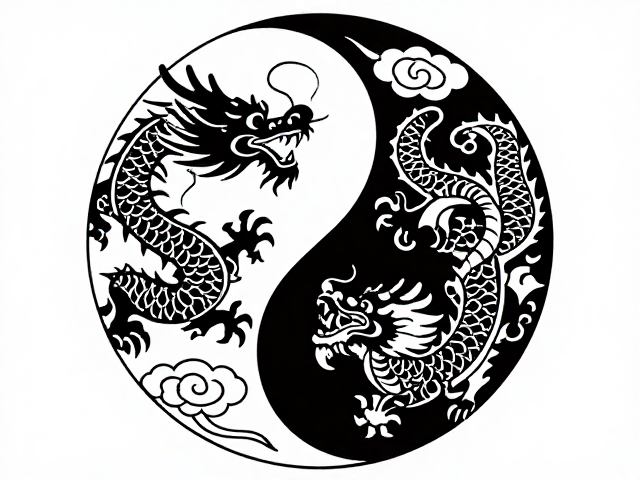 龙凤呈祥云纹,道教题材背后的吉祥寓意与文化解读