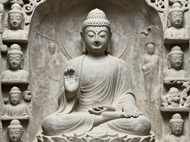 佛像神像工艺揭秘,匠心雕琢轮廓初现,传承非遗美学