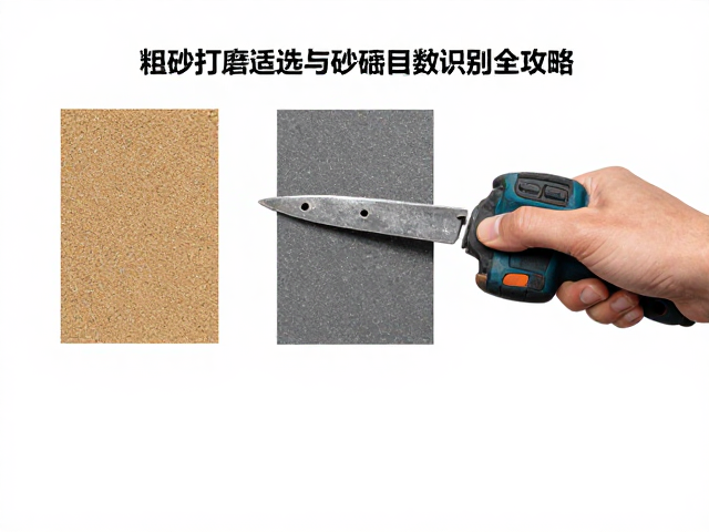粗砂打磨怎么选?硬软材质适配与砂纸目数识别全攻略