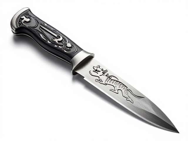 三角刀雕刻瑞兽纹,精巧设计收纳入套,匠心工艺尽显