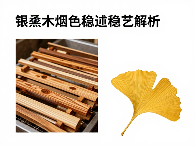 银杏木烟熏着色与窑炉烘干工艺解析,提升木材稳定性与美观度