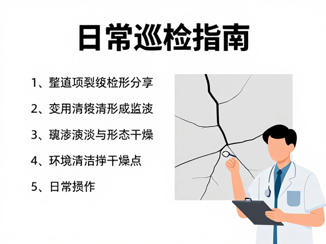 日常巡检指南,裂纹变形检测与环境清洁干燥要点