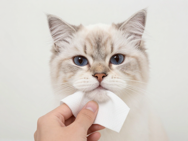 猫咪美容新手必看,如何正确用清洁湿巾去除泪痕?
