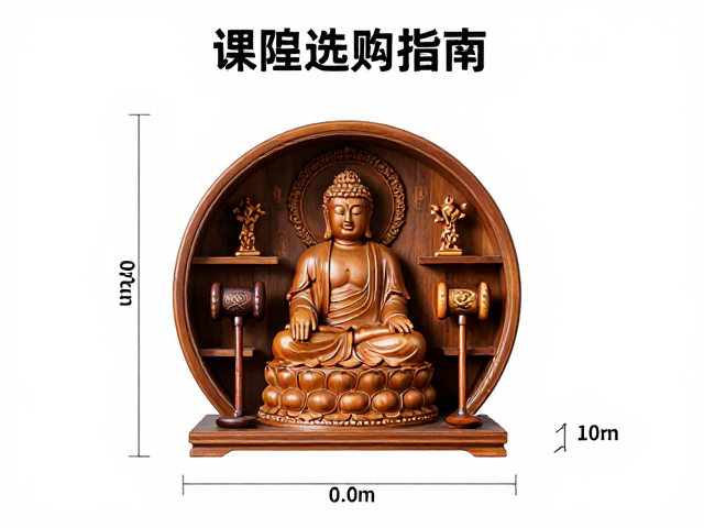 圆雕佛像神龛选购指南,精选木槌工艺与风水布局